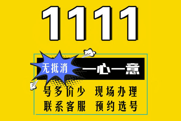 巨野尾號(hào)111吉祥號(hào)