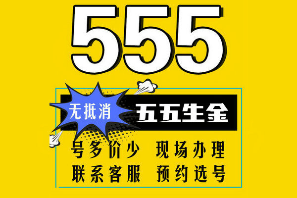 成武尾號555手機(jī)靚號