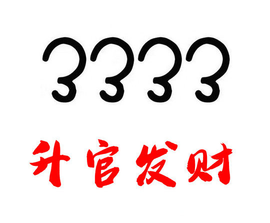 定陶尾號(hào)3333吉祥號(hào)